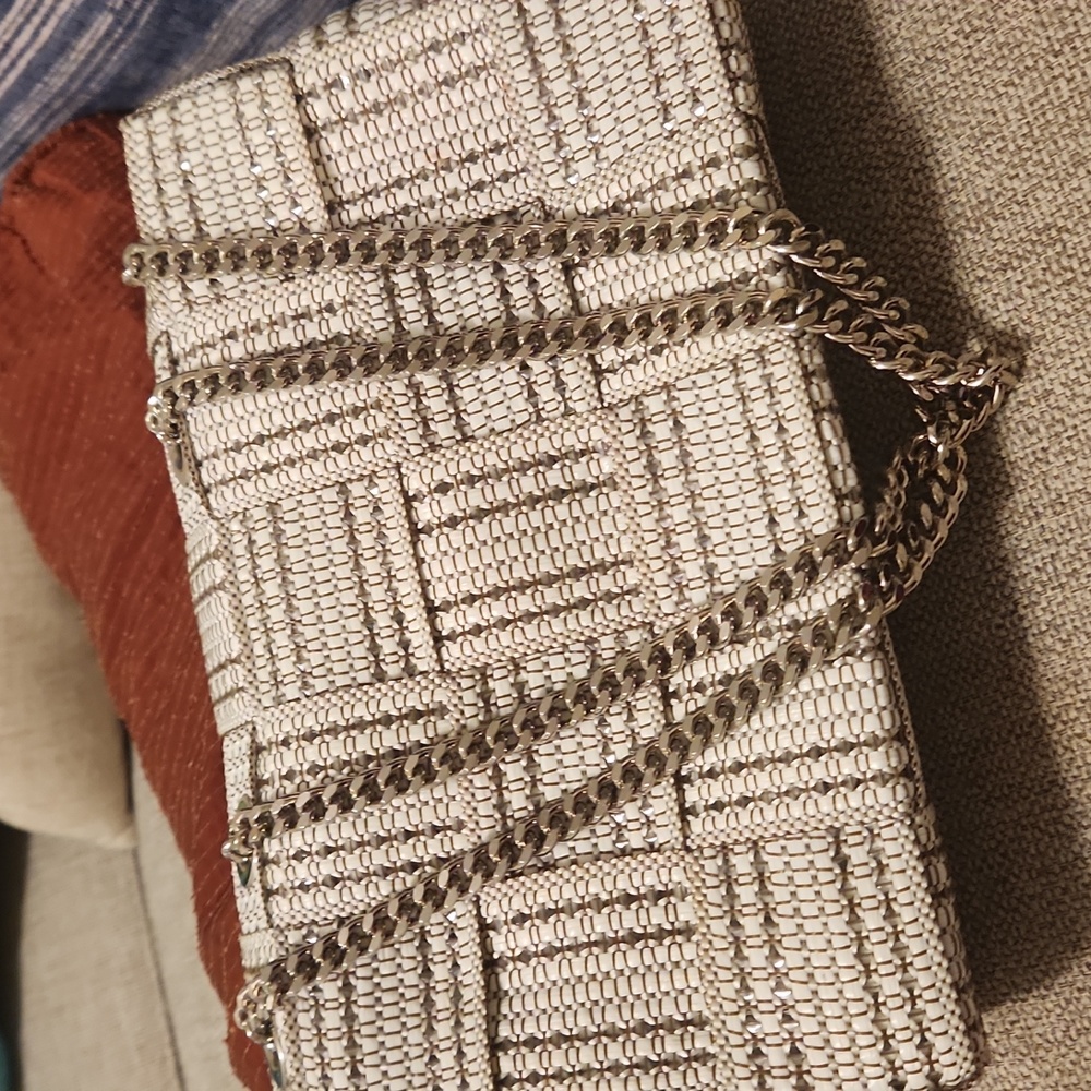 ALMA TONUTTI White and Gold  purse - Picture 6 of 8